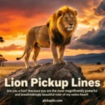 Lion Pickup Lines