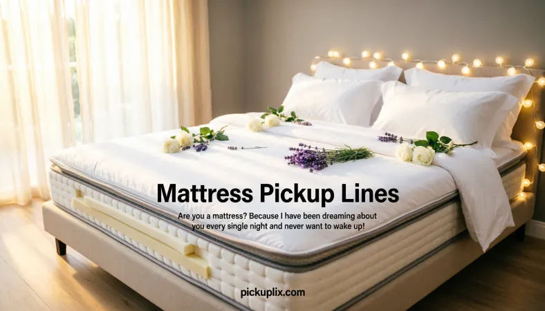 Mattress Pickup Lines