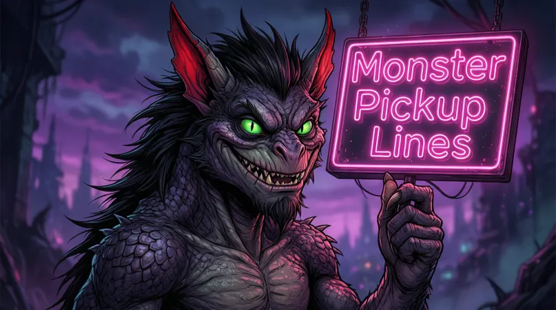 Monster Pickup Lines