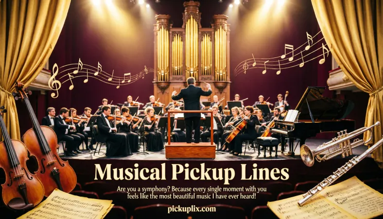 Musical pickup lines for her