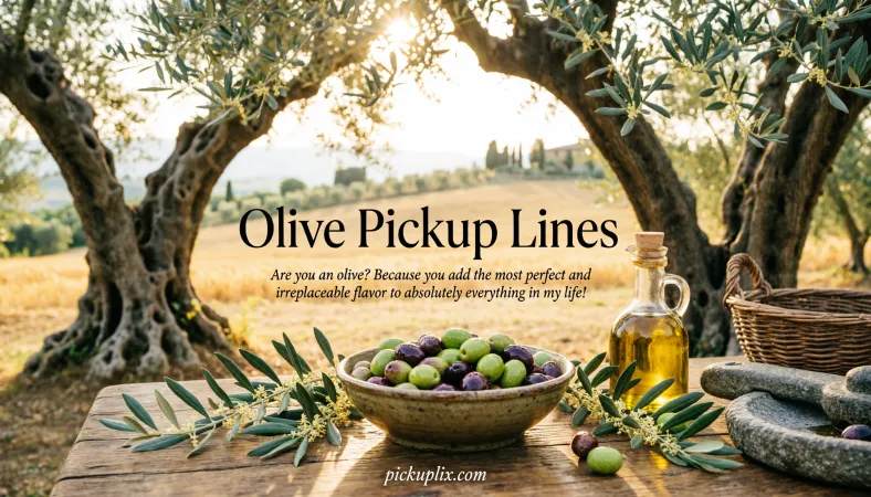Olive Pickup Lines