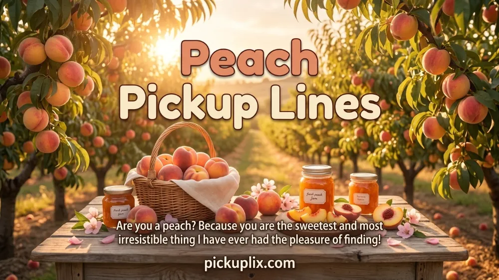 Peach Pickup Lines