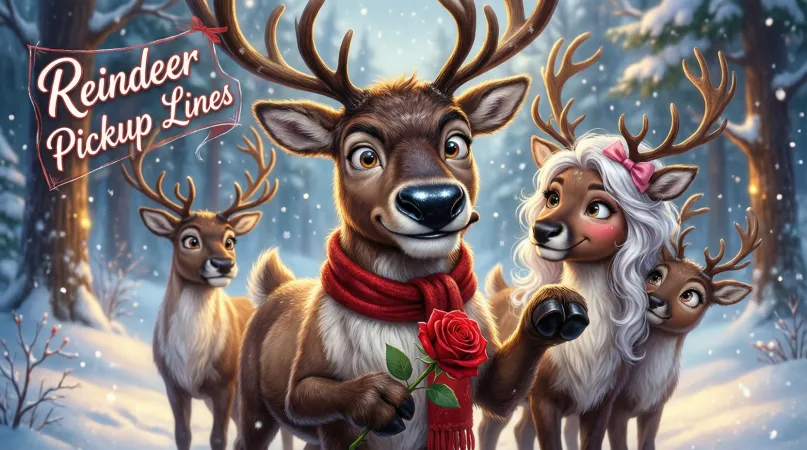 Reindeer Pickup Lines