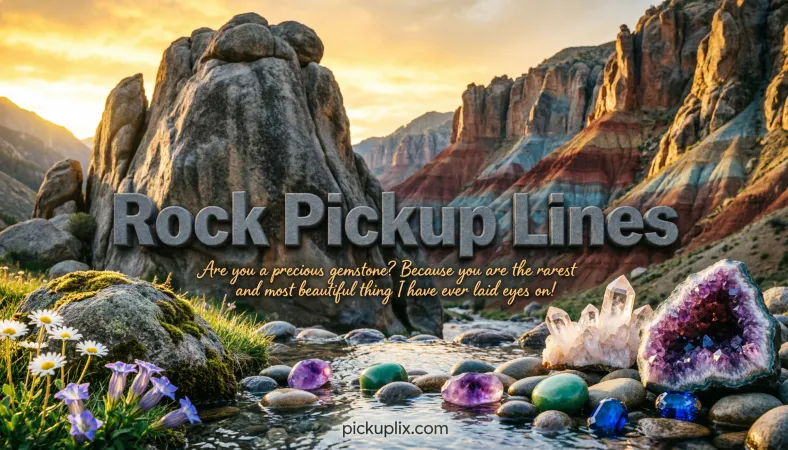 Rock Pickup Lines