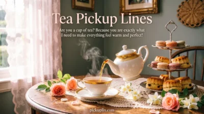 Tea Pickup Lines