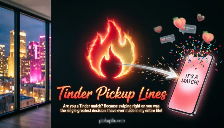 tinder pickup lines