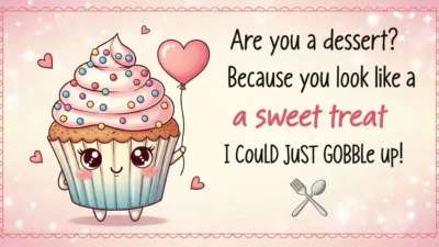 Dessert Pickup Line