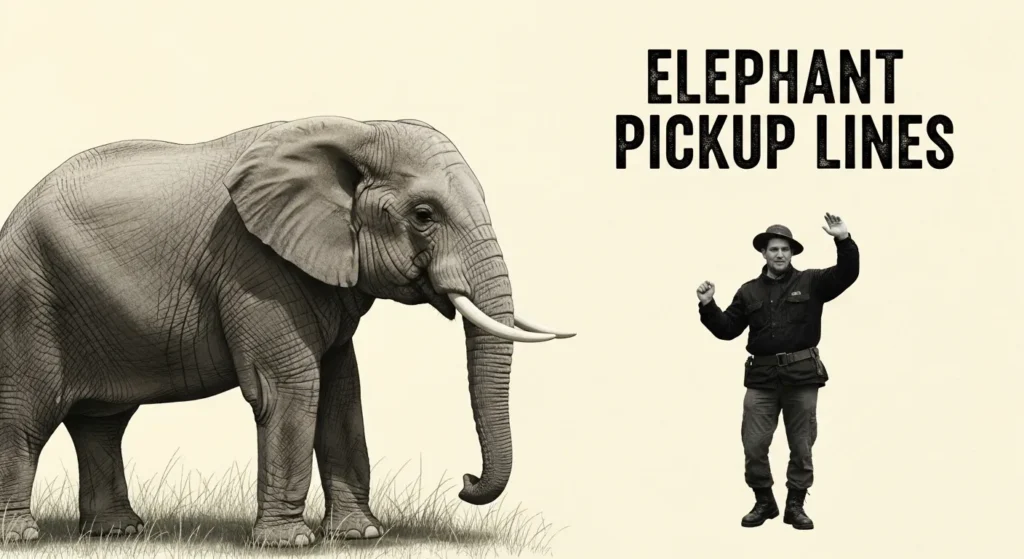Elephant Pickup Lines
