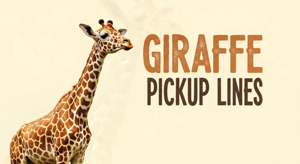 Giraffe Pickup Lines