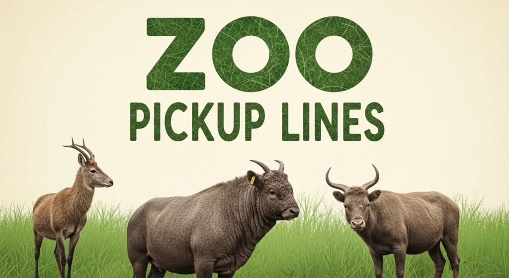 Zoo Pickup Lines