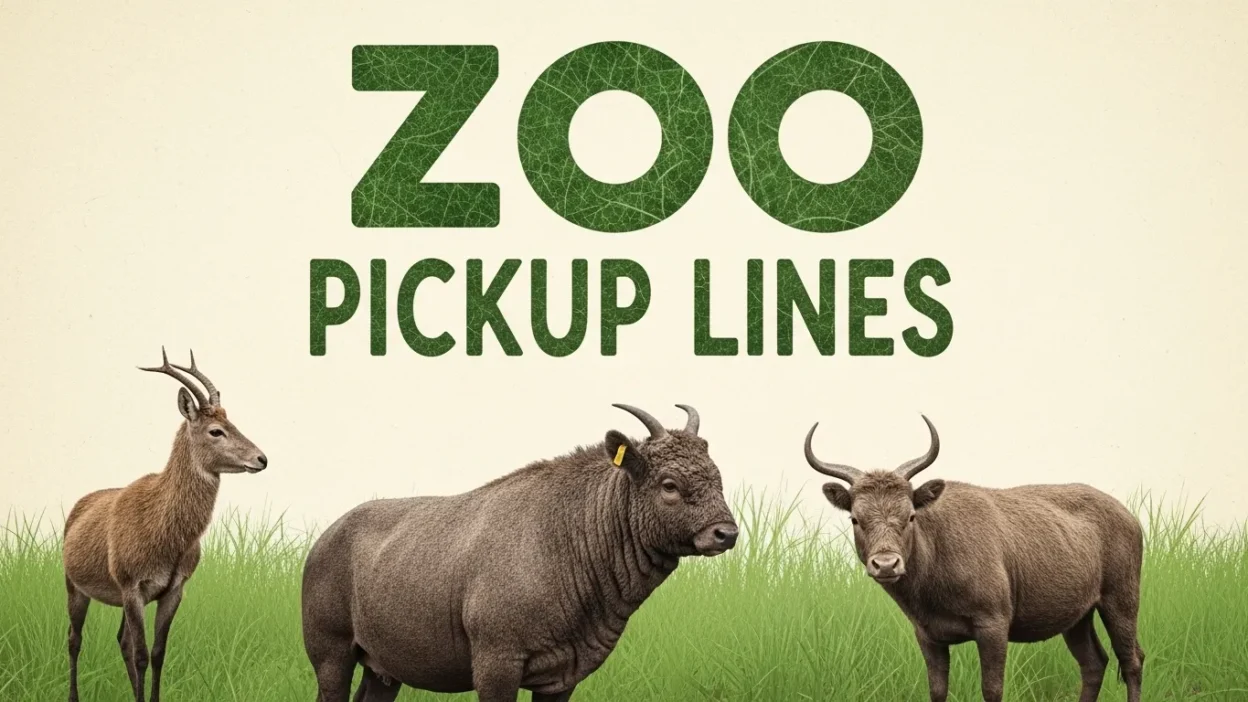 Zoo Pickup Lines