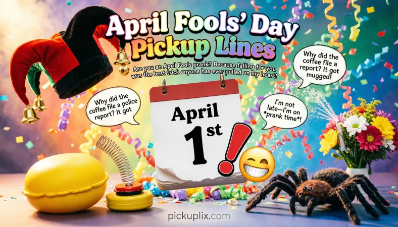 April Fools’ Day Pickup Lines