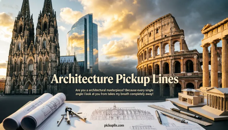 Architecture Pickup Lines