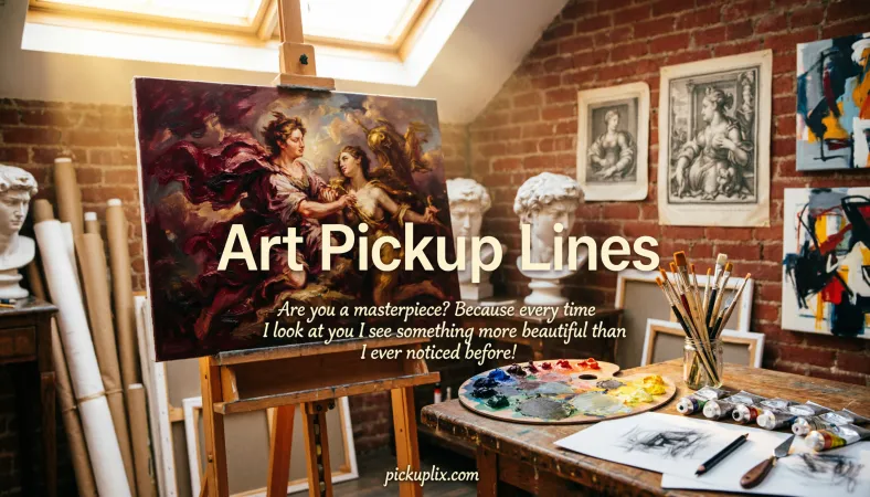 Art Pickup Lines