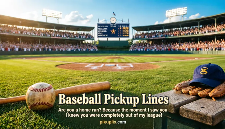 Baseball Pickup Lines