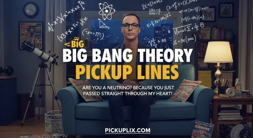 Big Bang Theory Pickup Lines