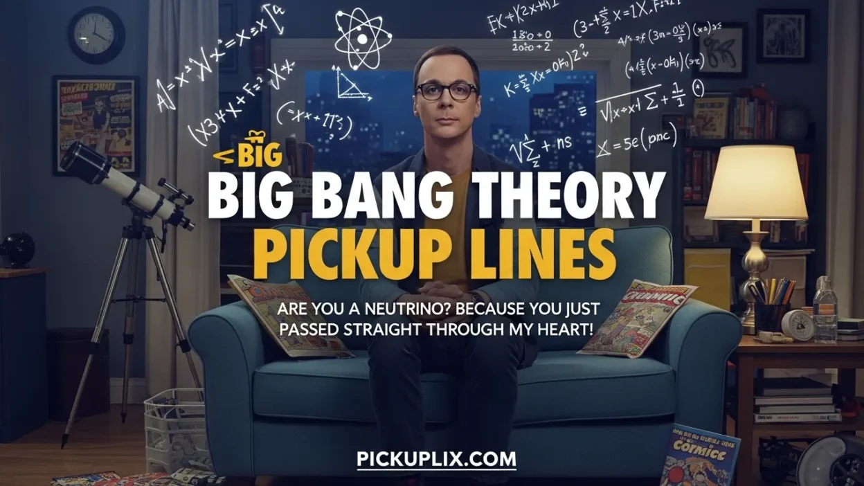 Big Bang Theory Pickup Lines