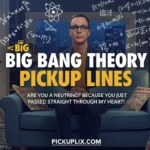 Big Bang Theory Pickup Lines