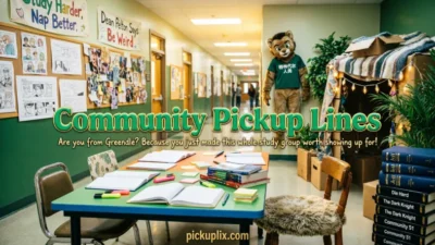 Community Pickup Lines