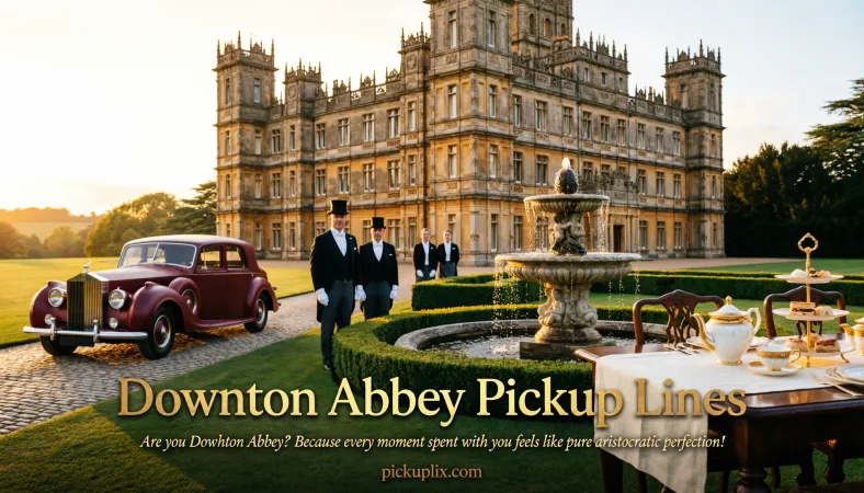 Downton Abbey Pickup Lines