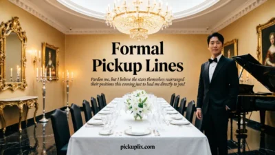 Formal Pickup Lines