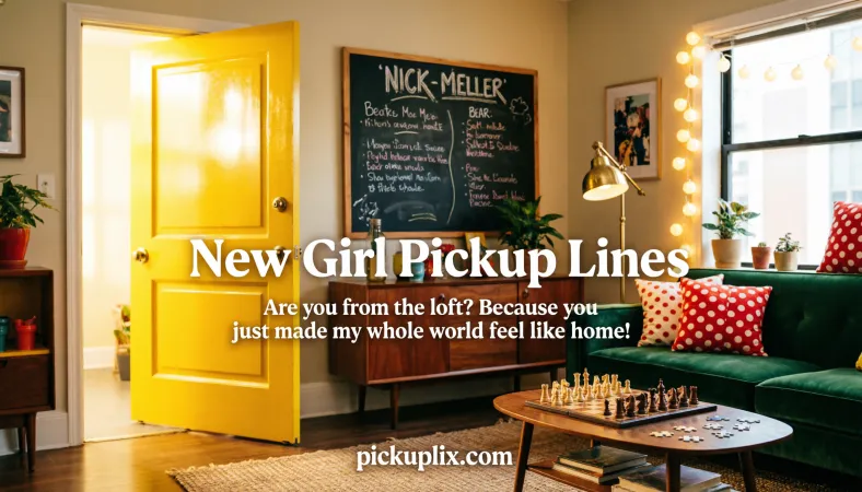 New Girl Pickup Lines