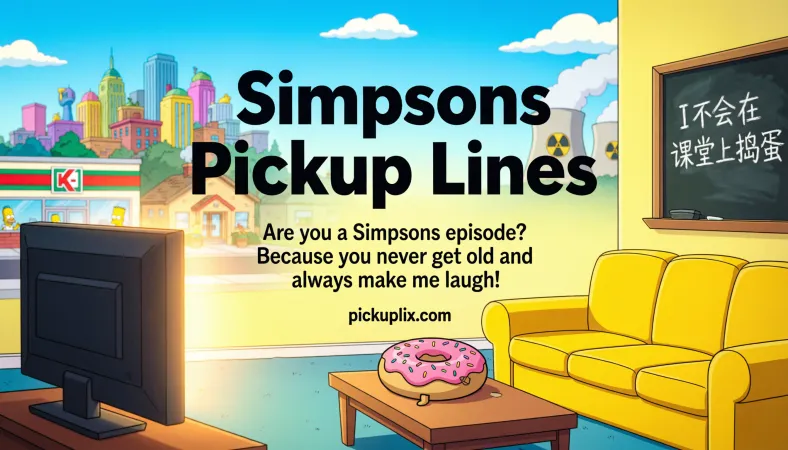 Simpsons Pickup Lines