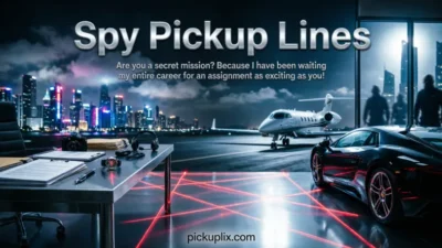 Spy Pickup Lines