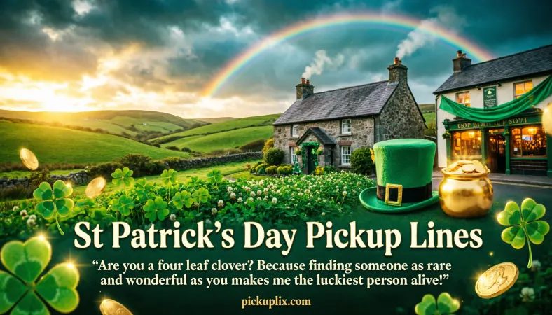 St Patrick’s Day Pickup Lines