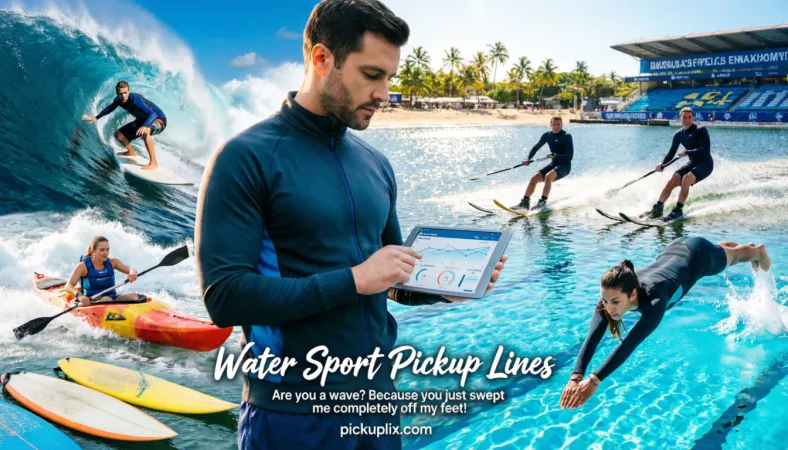 Water Sport Pickup Lines