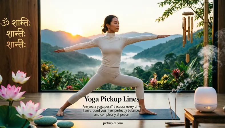 Yoga Pickup Lines