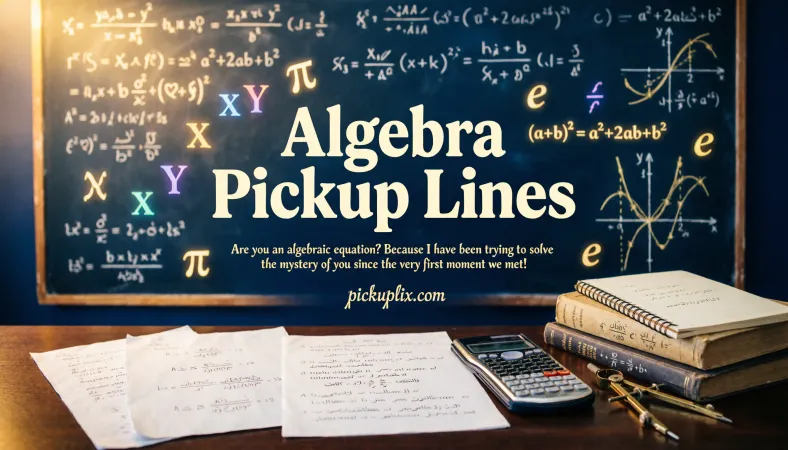 Algebra Pickup Lines