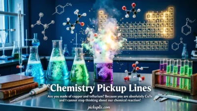 Chemistry Pickup Lines