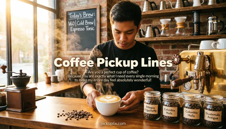 Coffee Pickup Lines