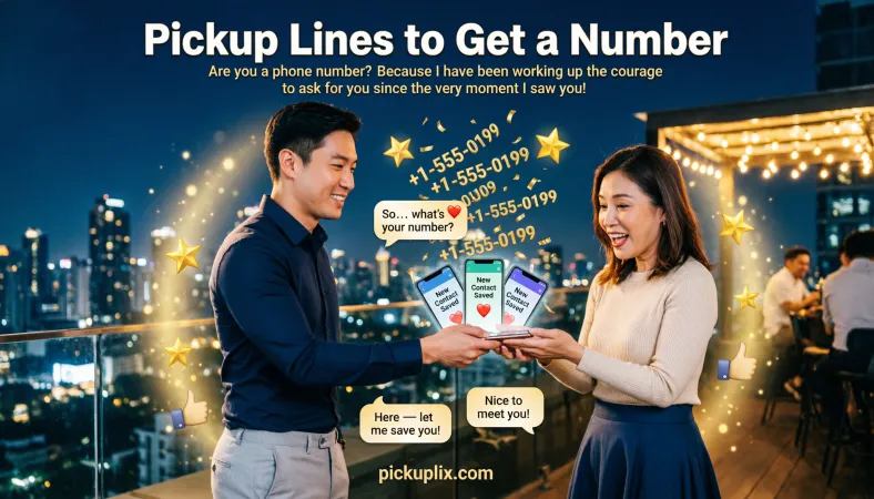 Pickup Lines to Get a Number