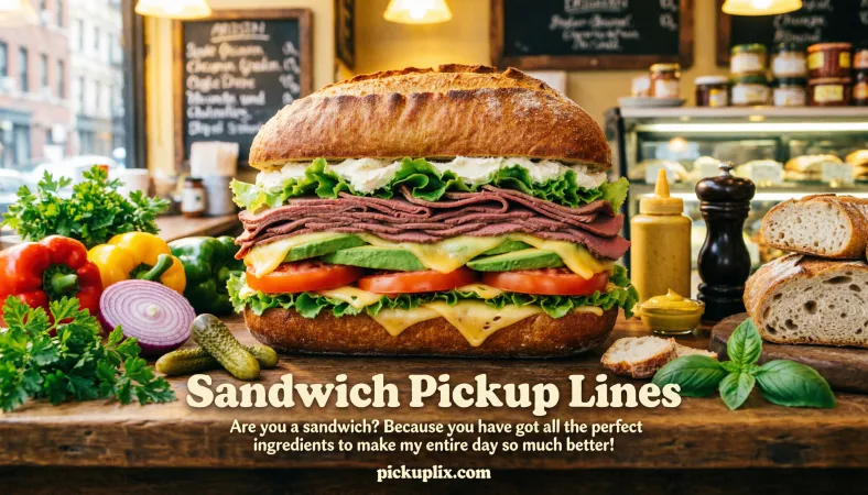 Sandwich Pickup Lines