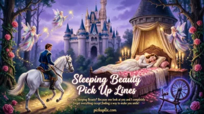 Sleeping Beauty Pick Up Lines