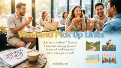 Weekend Pick Up Lines