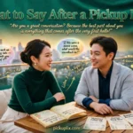 What to Say After a Pickup Line