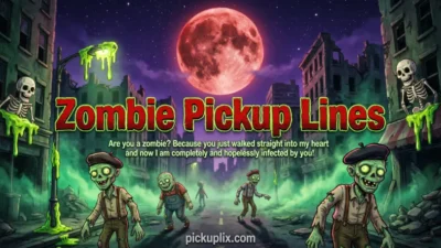 Zombie Pickup Lines