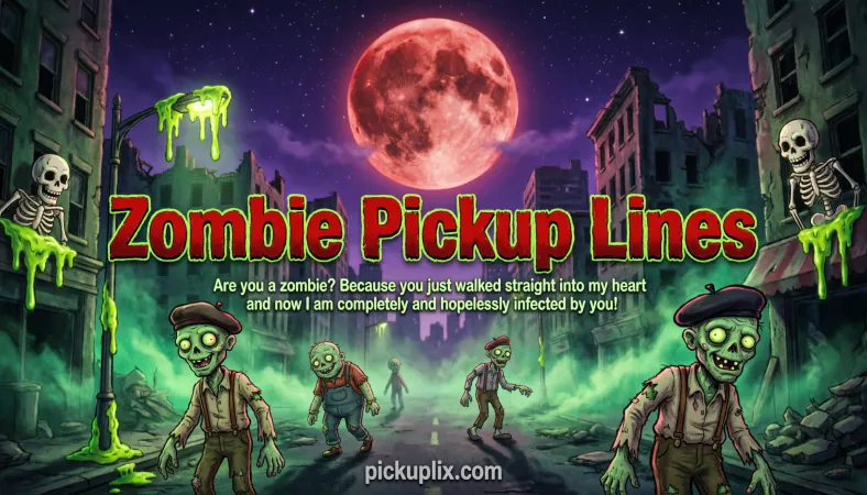 Zombie Pickup Lines