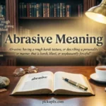 Abrasive Meaning