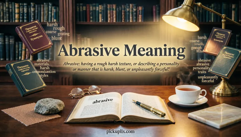 Abrasive Meaning