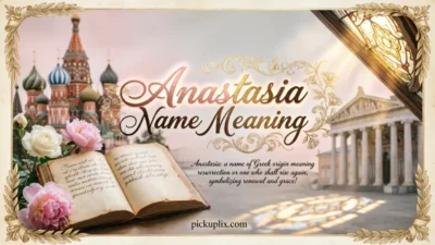 Anastasia Name Meaning
