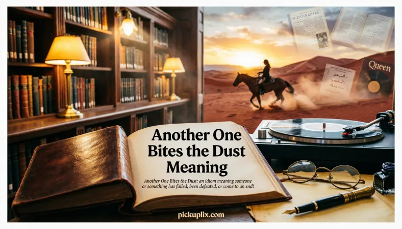 another one bites the dust meaning