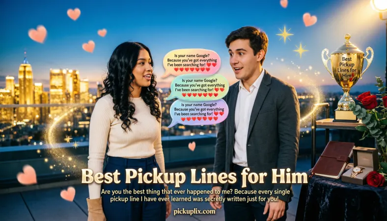 Best Pickup Lines for Him