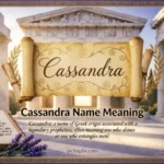 Cassandra Name Meaning