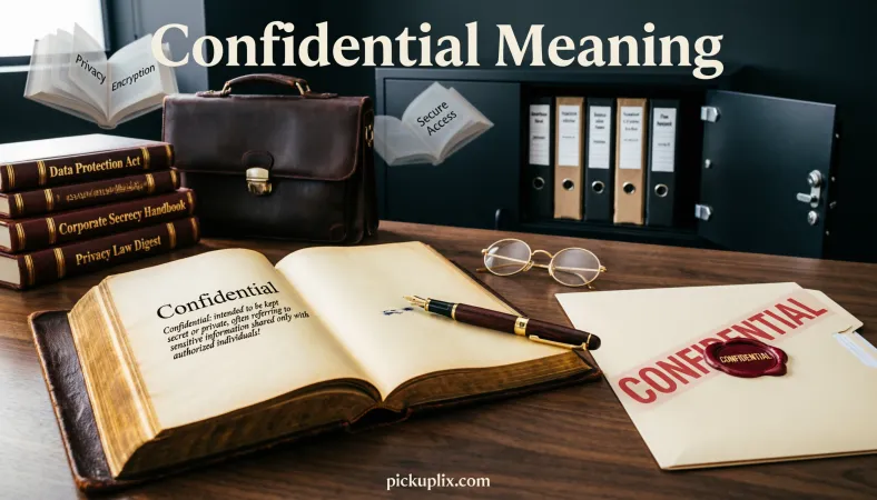 Confidential Meaning