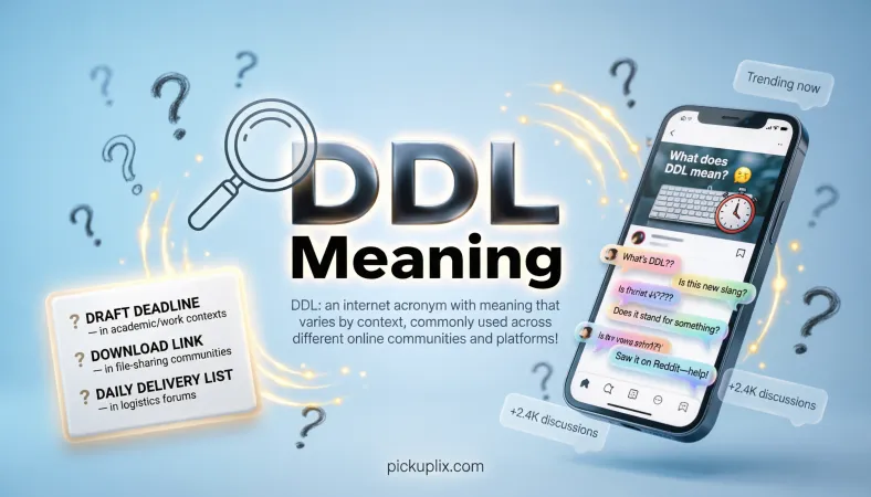 DDL Meaning