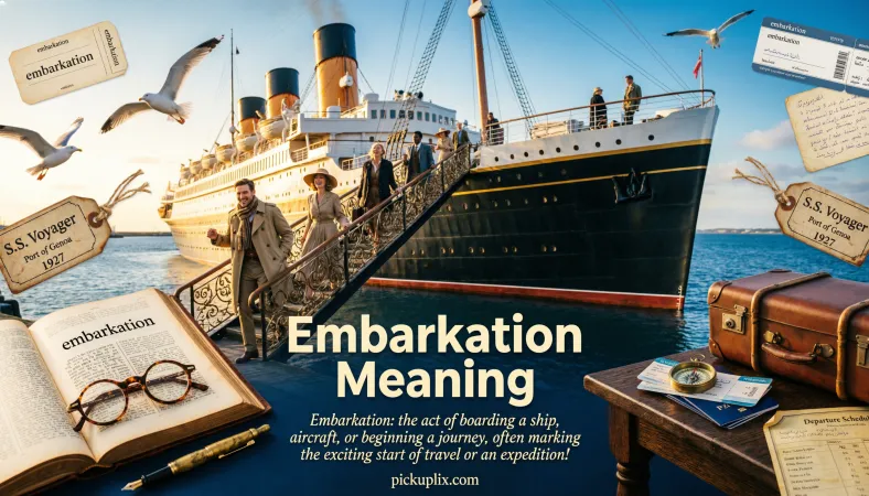Embarkation Meaning